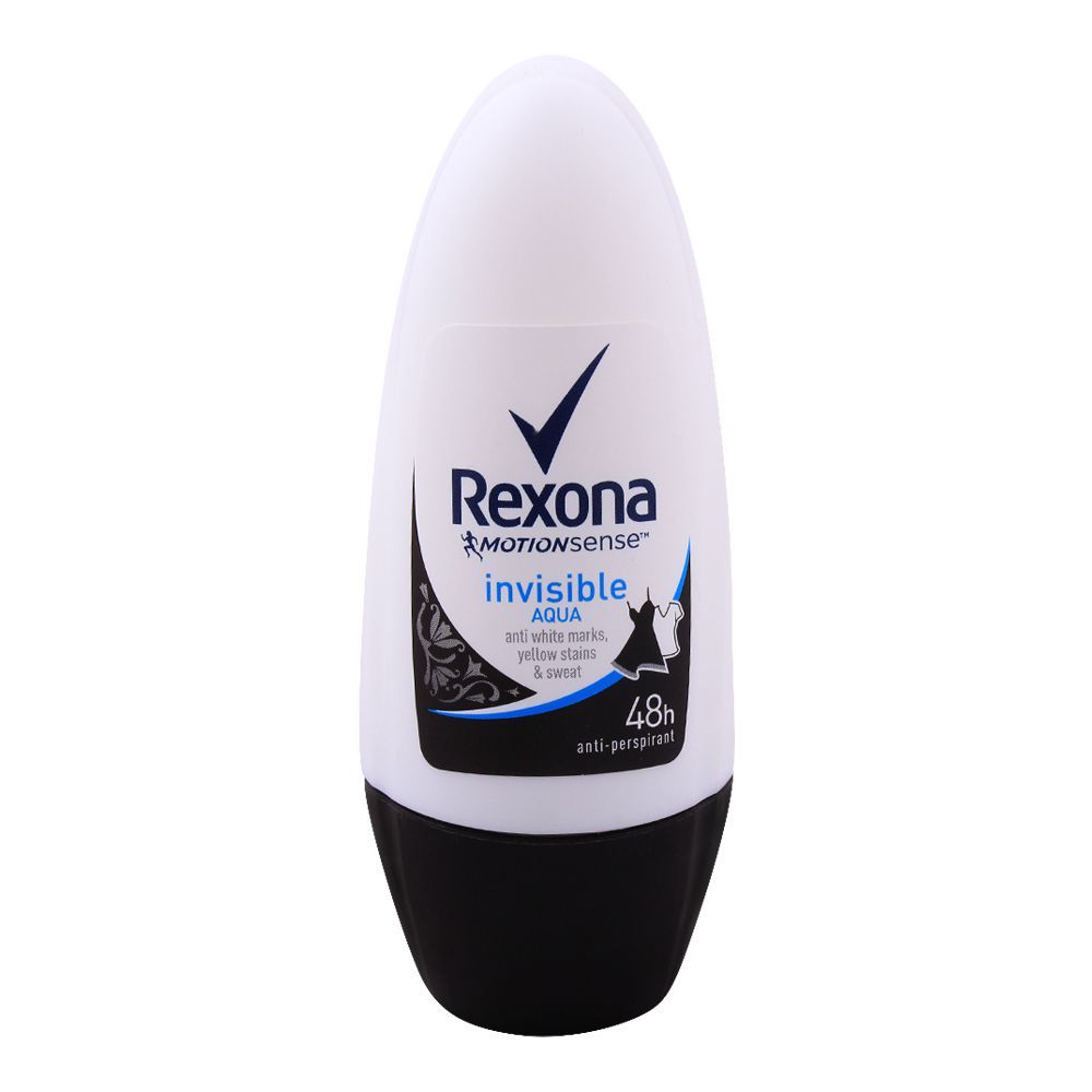Rexona Invisible Aqua Roll-On Anti-Perspirant, 50ml