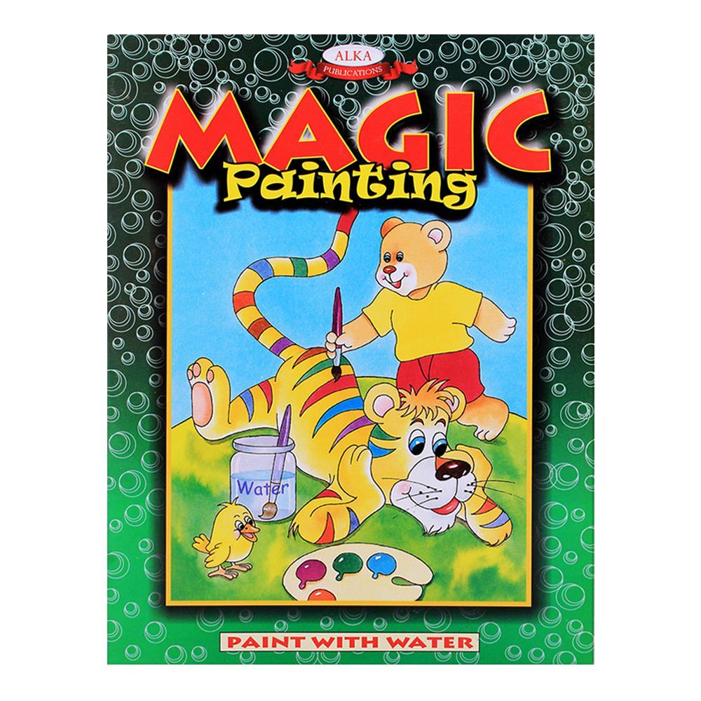 Alka Magic Painting With Water Green Book