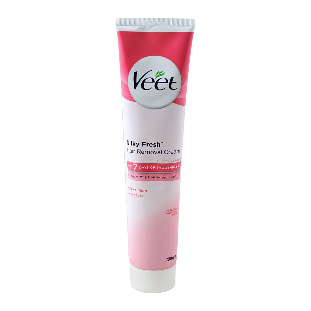Veet Silky Fresh Hair Removal Cream, Body & Legs, For Normal Skin, 200g