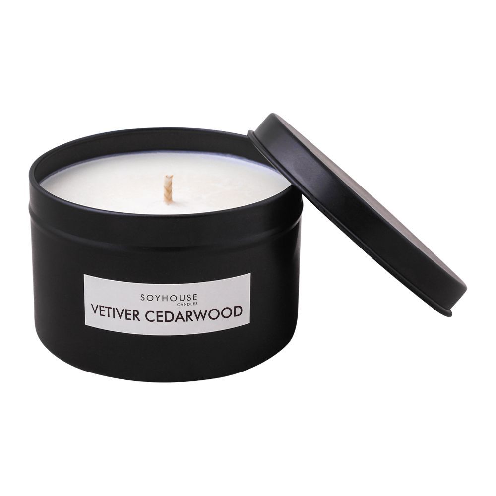 Soyhouse Vetiver Cedarwood Scented Candle