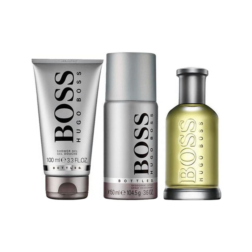 Purchase Hugo Boss Bottled Perfume Set For Men, EDT 100ml + Deodorant ...