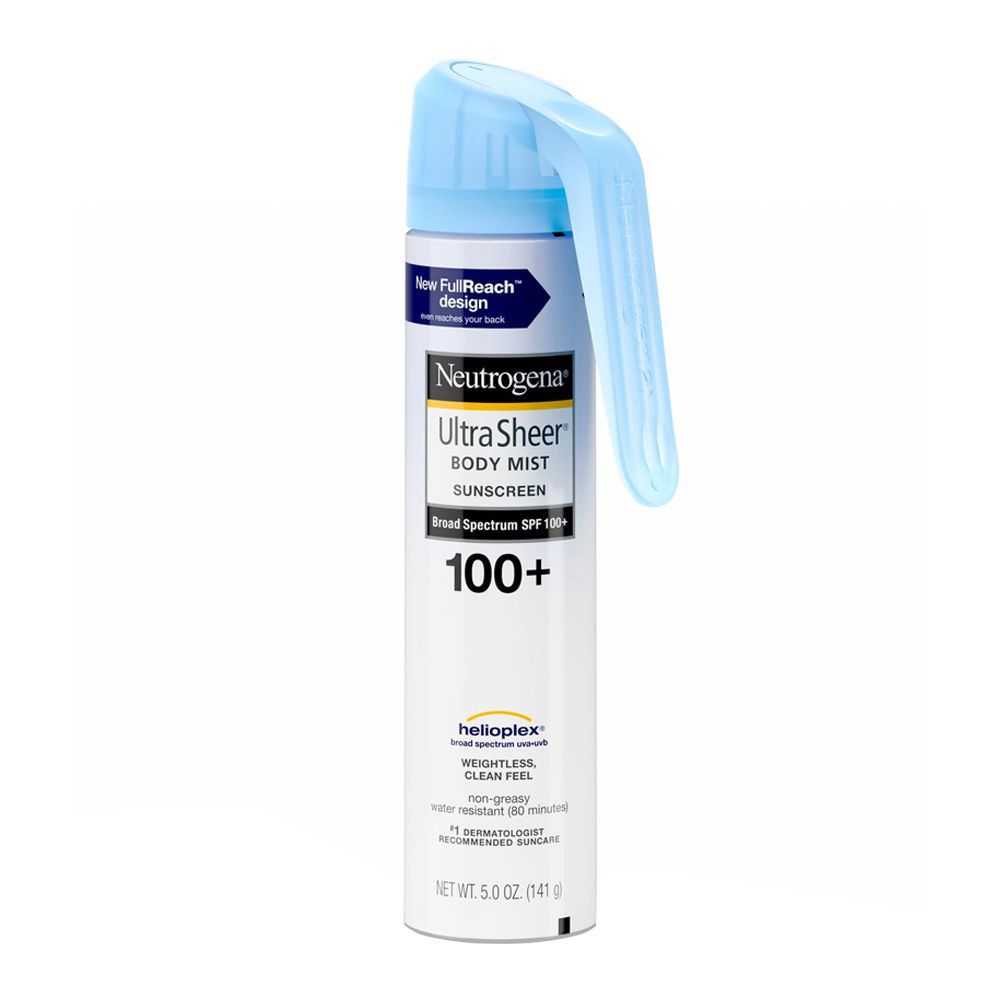 Neutrogena Ultra Sheer Body Mist Sunscreen, SPF 100+, 141g