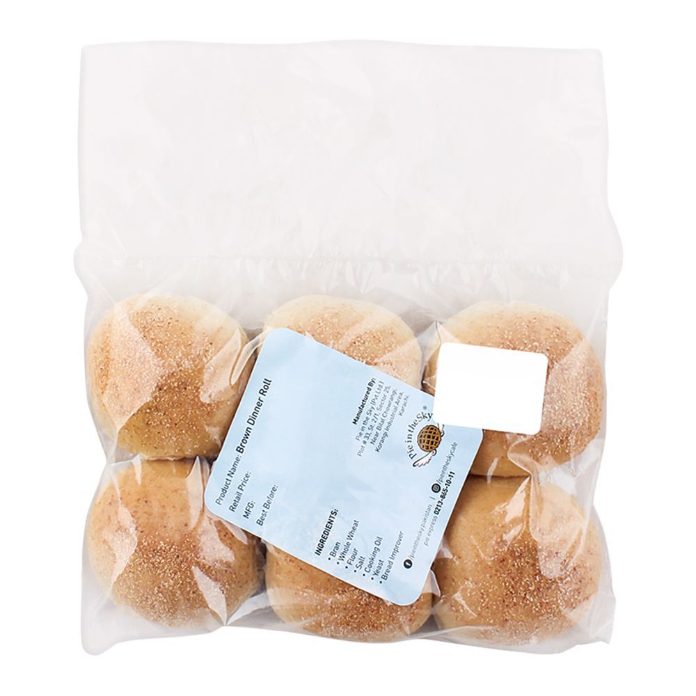 Pie In The Sky Brown Dinner Roll, 6 Pieces