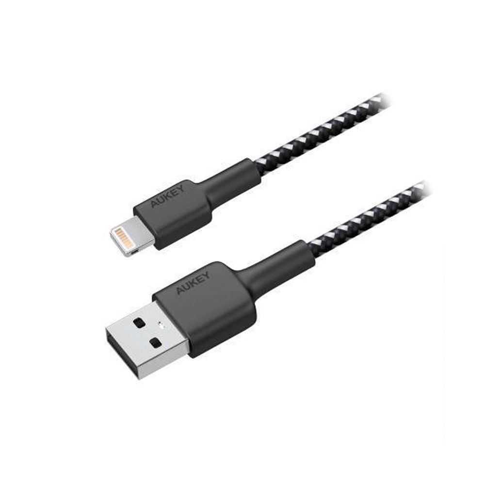 Purchase Aukey Braided Nylon iPhone Sync & Charge Cable, 3.95ft/1.2m ...
