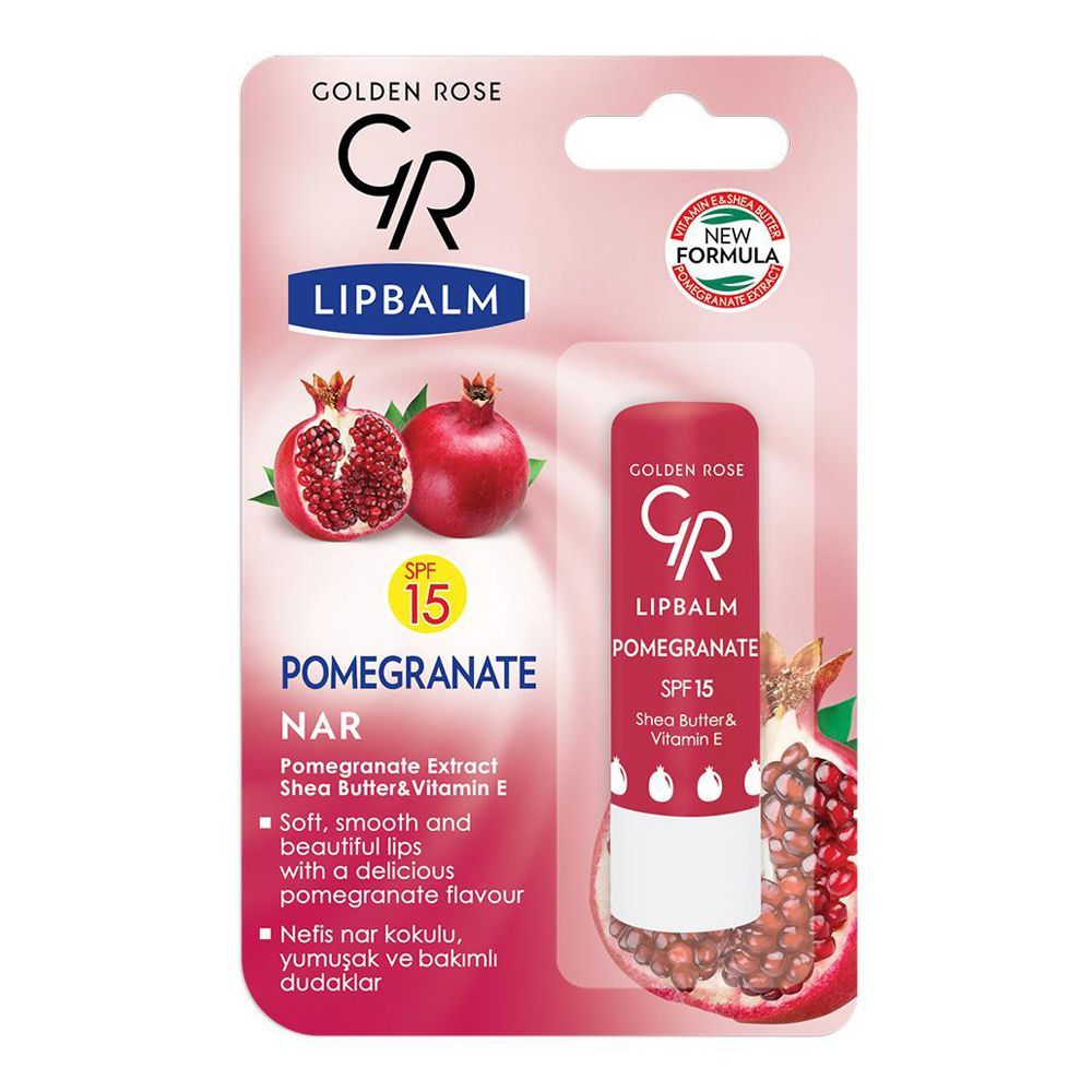 Golden Rose Pomegranate SPF 15 Lip Balm