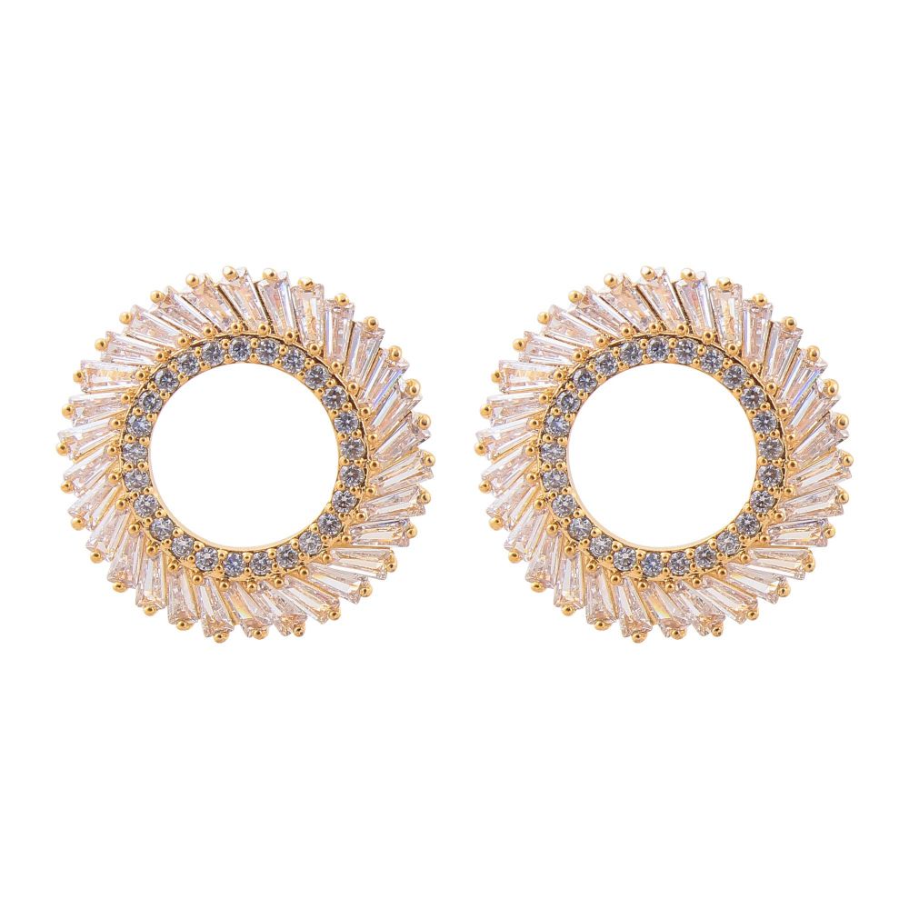 Girls Earrings, Golden, NS-089