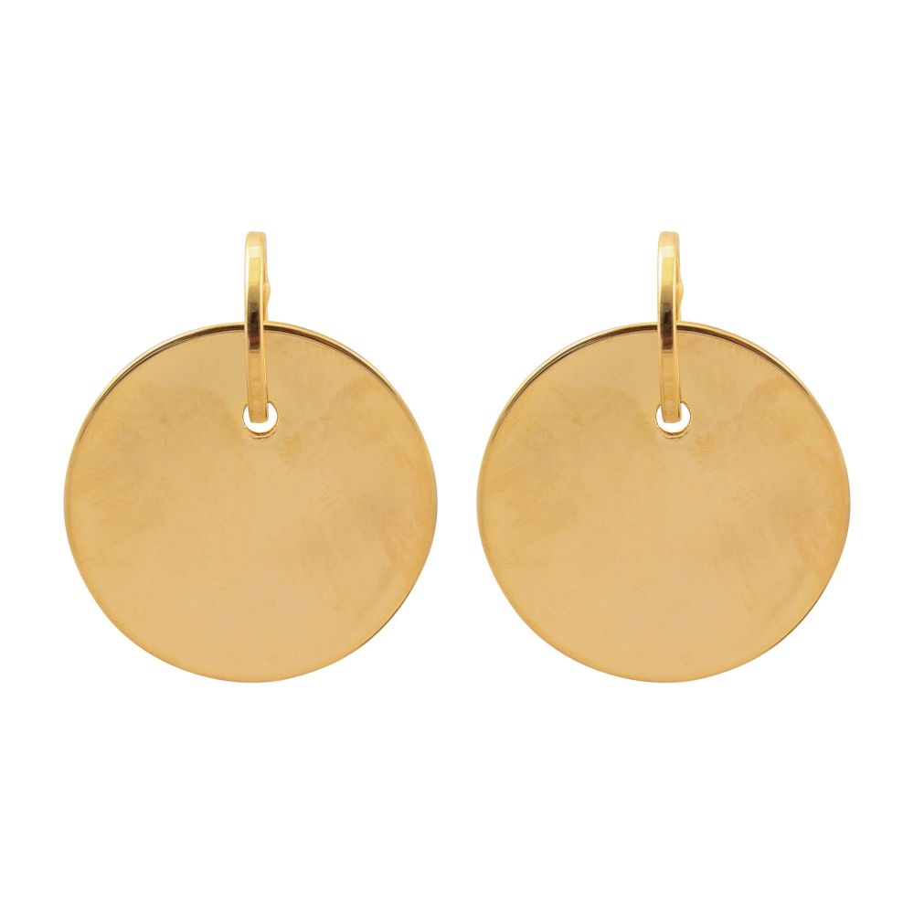 Girls Earrings, Golden, NS-098