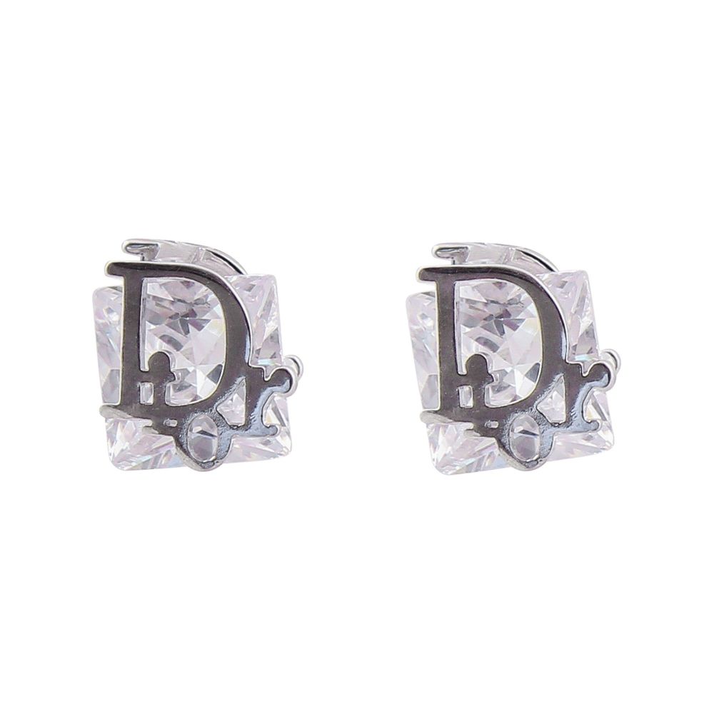 Dior Style Girls Earrings, Silver, NS-0106