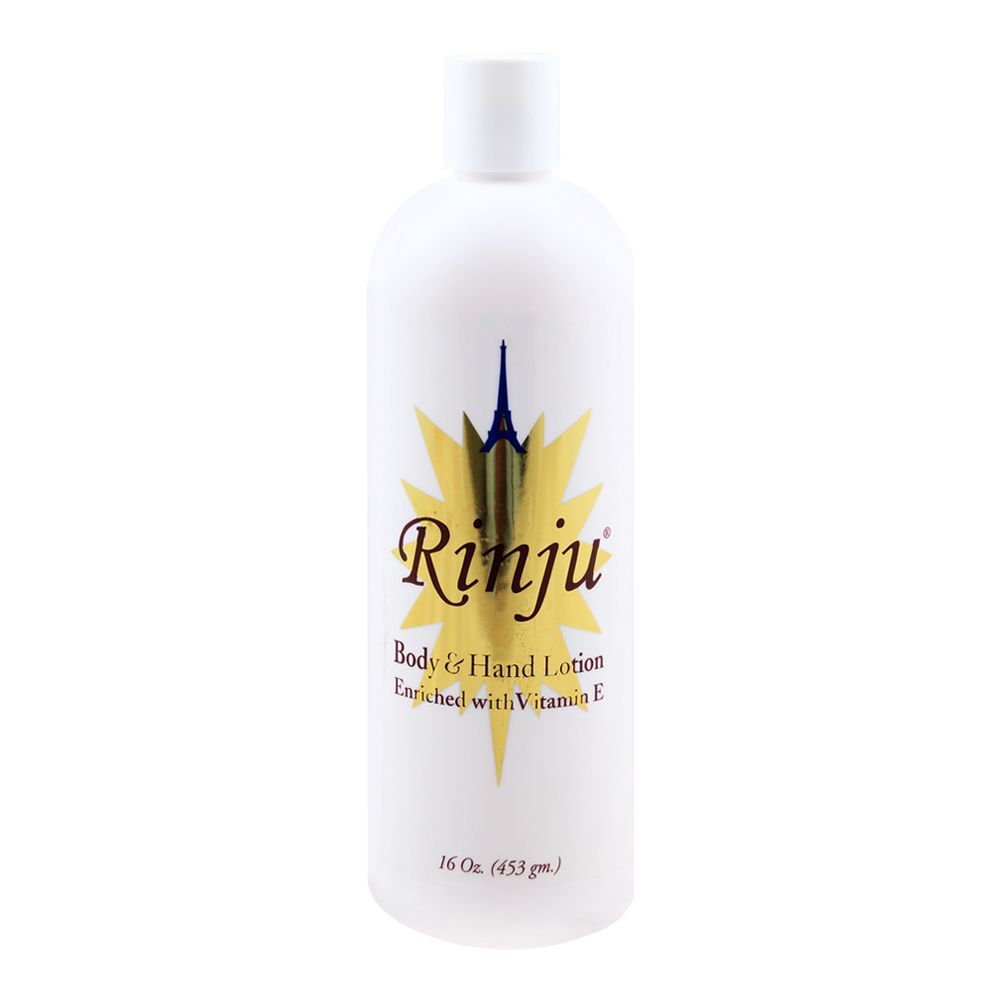 Rinju Body & Hand Lotion, Enriched With Vitamin E, 453g