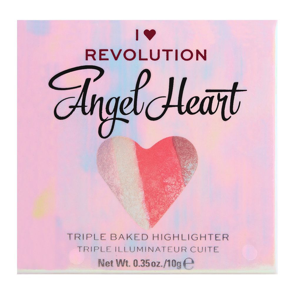 Makeup Revolution Angel Heart Triple Baked Highlighter, 10g