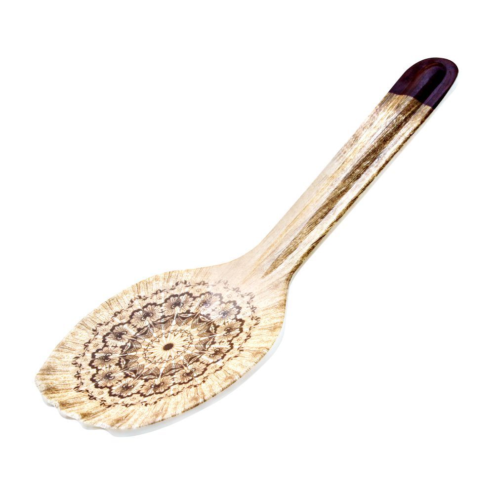 Sky Melamine Rice Spoon, Large, Brown
