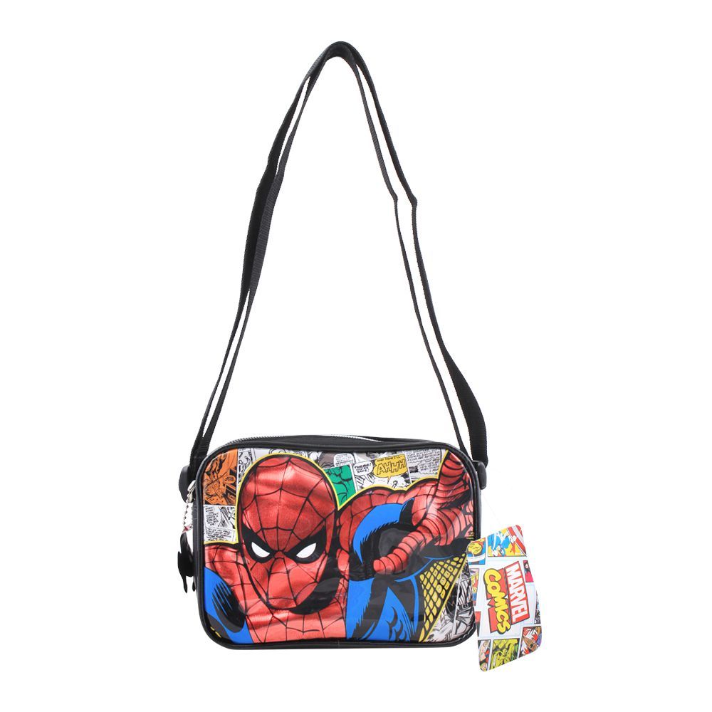 Spider Man Kids Shoulder Bag, Black, SPNE-3014
