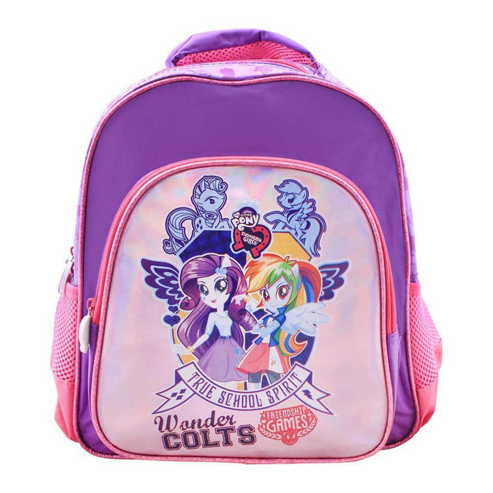 My Little Pony Wonder Colts Girls Backpack, Purple/Pink, EG-07001