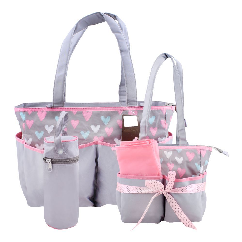 Colorland Colourful Hearts Baby Bag Set, 5 Pieces, BB999AP