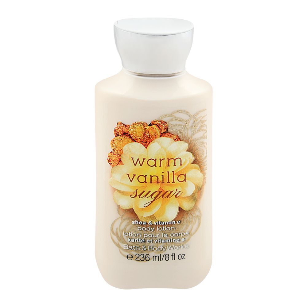 Bath & Body Works Warm Vanilla Sugar Body Lotion, Shea & Vitamin E, 236ml