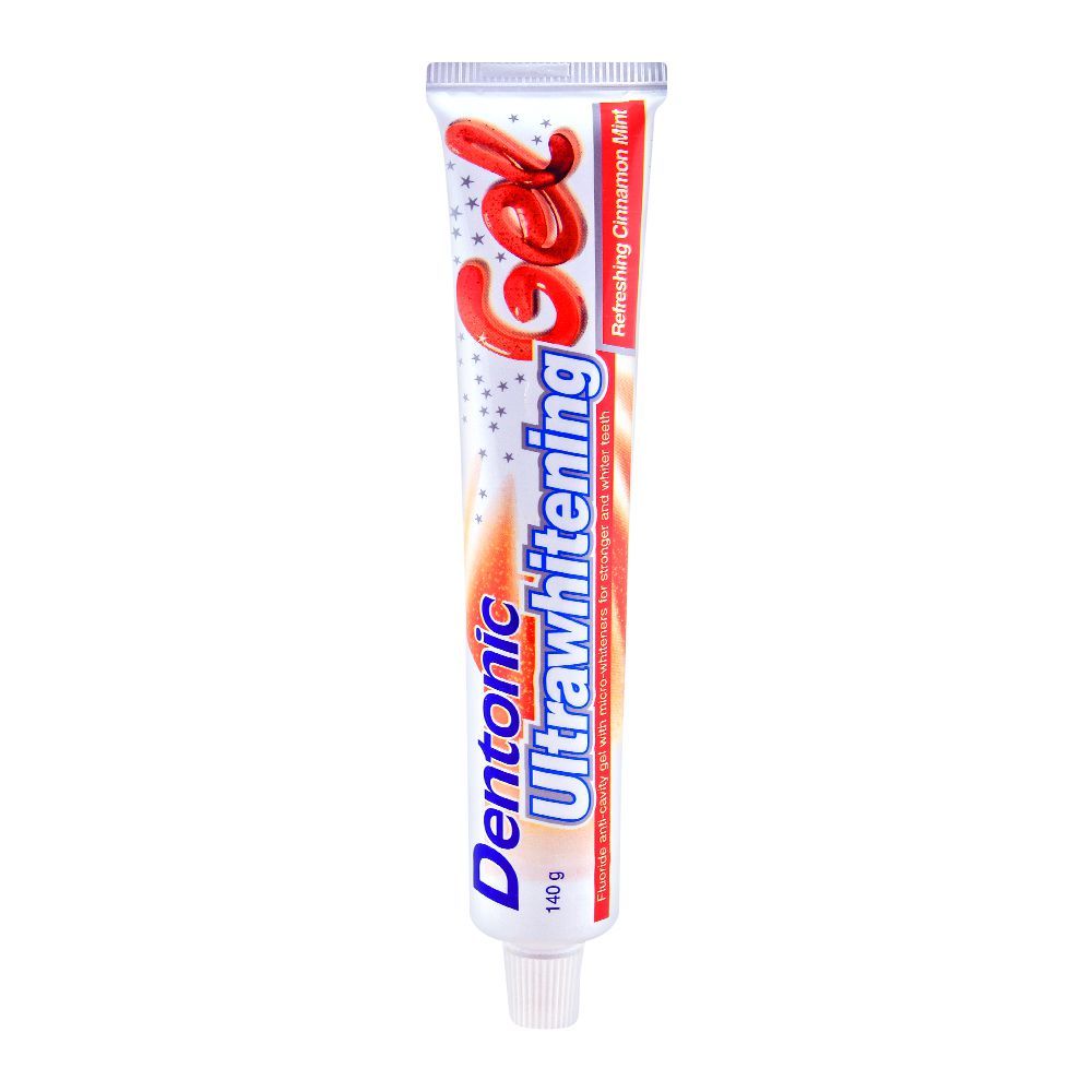 Dentonic Ultrawhitening Refreshing Cinnamon Gel Toothpaste, 140g