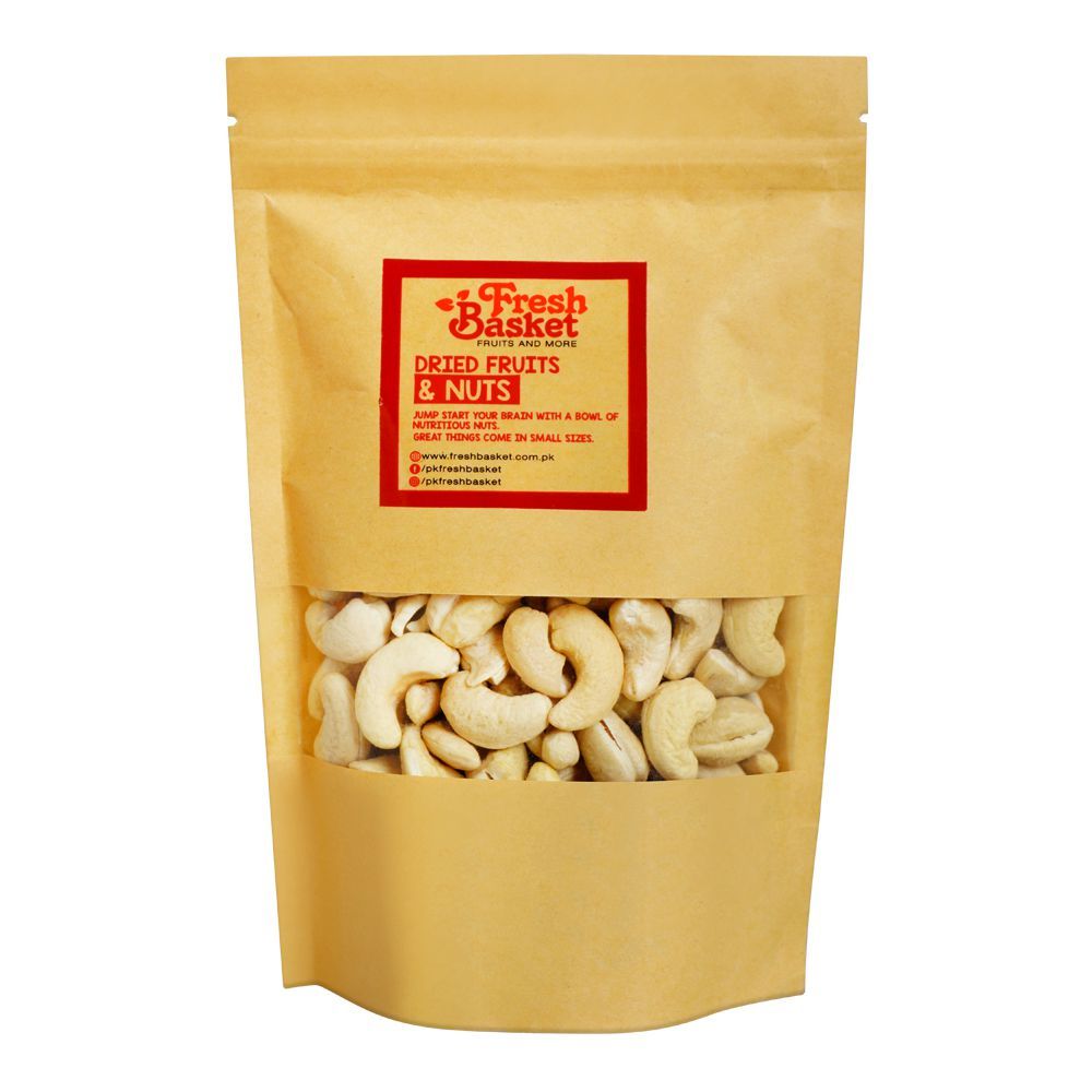 Fresh Basket Cashew Nuts Plain, 250g