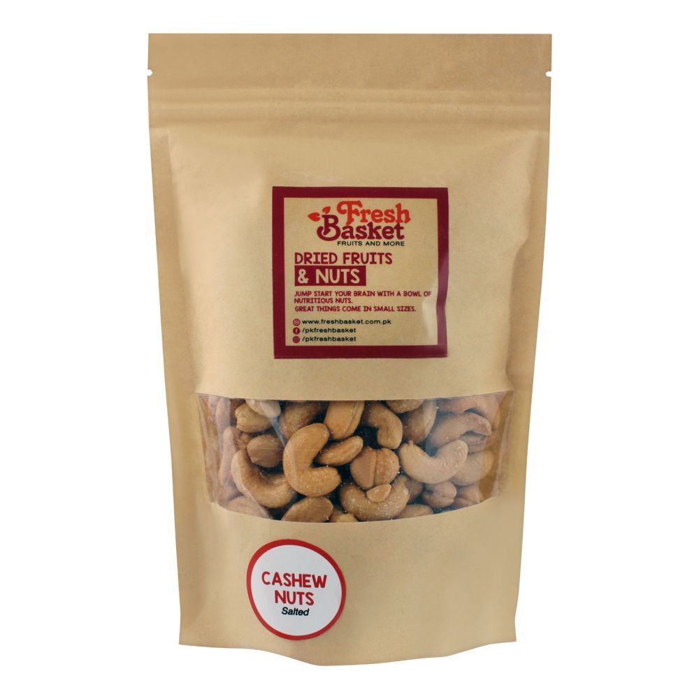 Fresh Basket Cashew Nuts, Salted, 250g