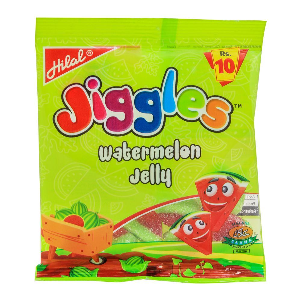 Hilal Jiggles Watermelon Jelly, 17g