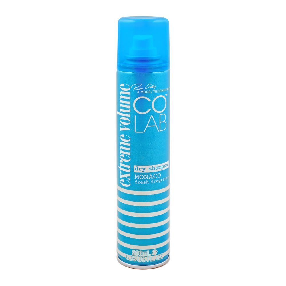 COLAB Extreme Volume Dry Shampoo, Monaco Fresh Fragrance, 200ml