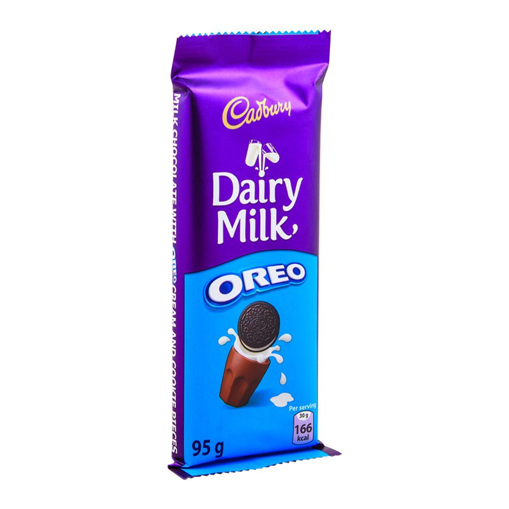 Cadbury Dairy Milk Oreo Chocolate Bar, Imported, 95g