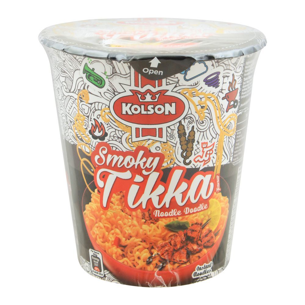 Kolson Cup Instant Noodles, Smoky Tikka, 50g