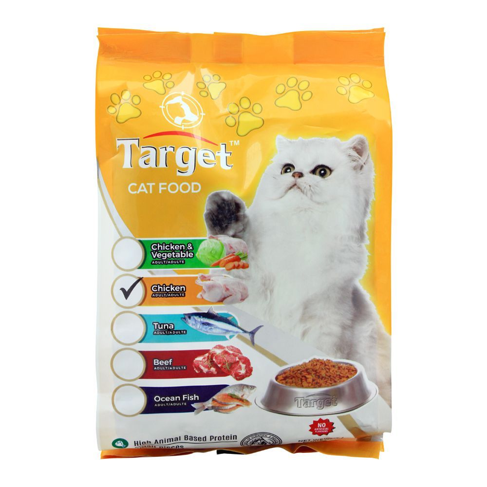 Target Adult Cat Food, Chicken, 500g, Bag