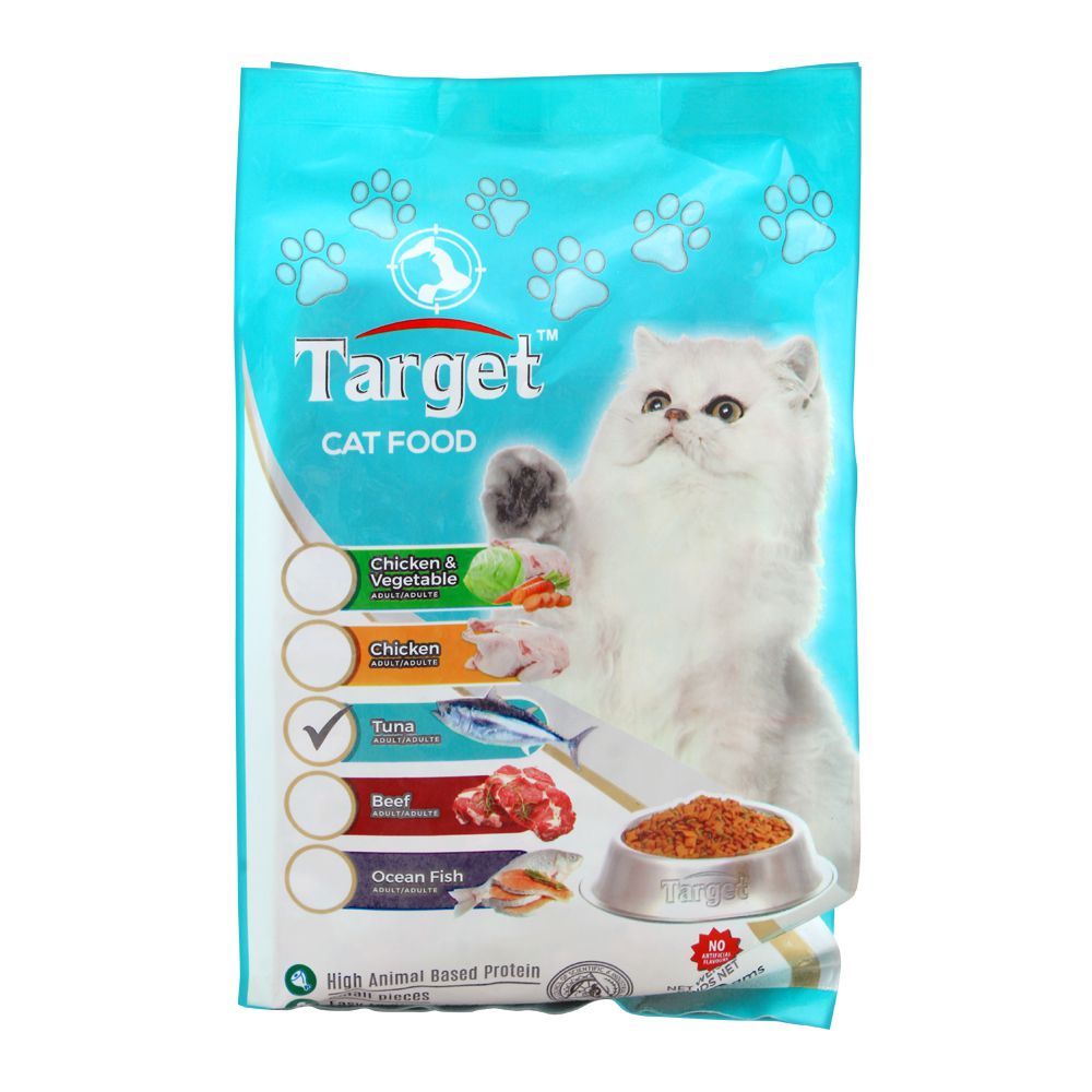 Target Adult Cat Food, Tuna, 500g, Bag