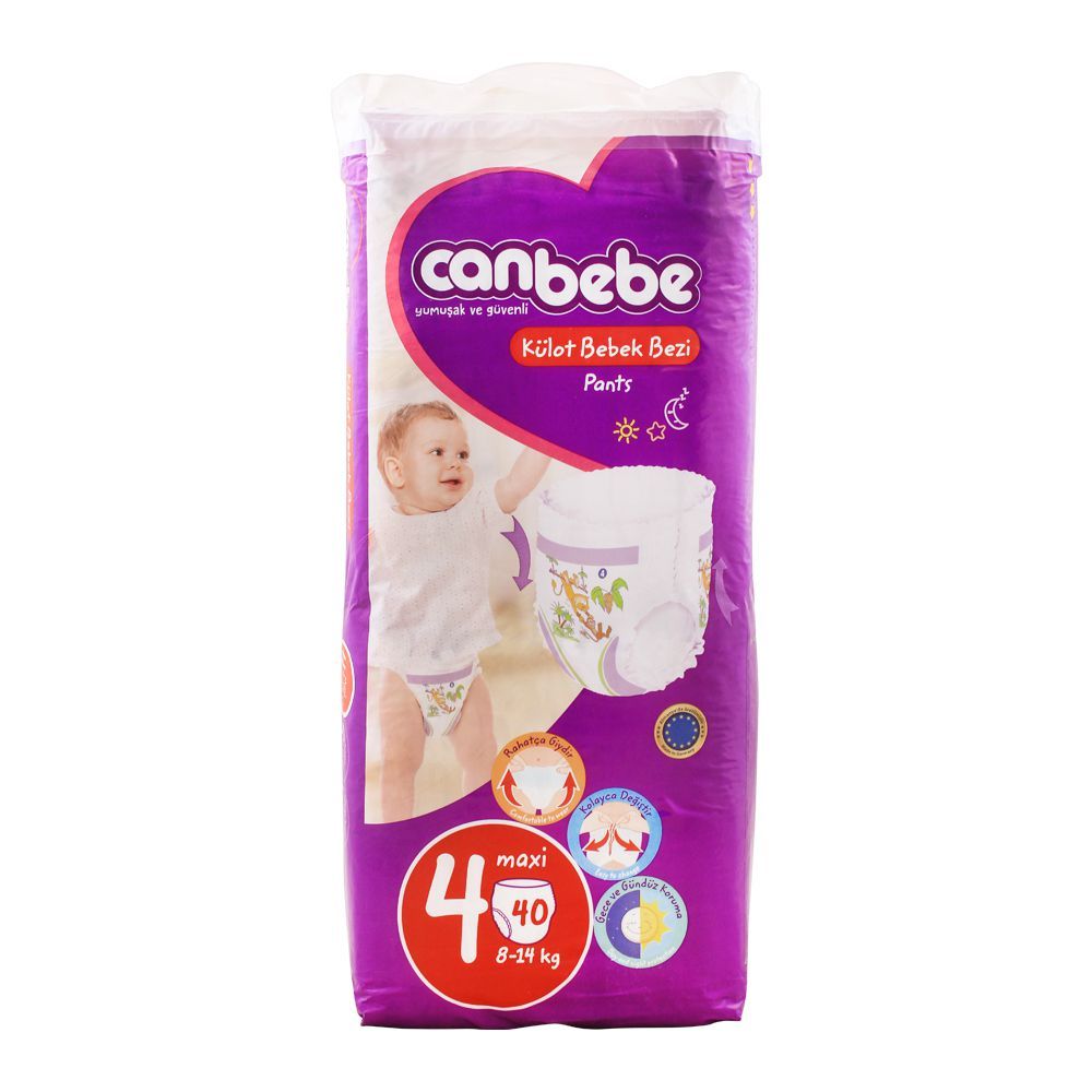 Canbebe Pants, No. 4, Maxi 8-14 KG, 40-Pack