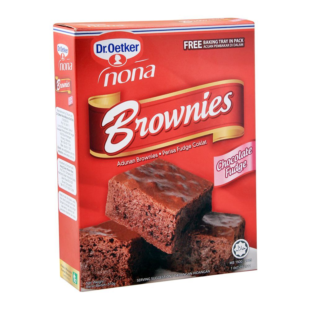 Dr. Oetker Brownies, Chocolate Fudge, 510g