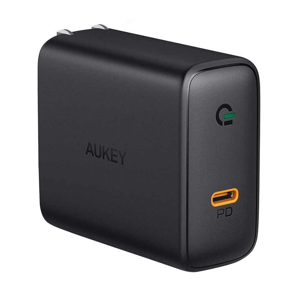 Aukey 60W USB-C Power Delivery Wall Charger, Black, PA-D4