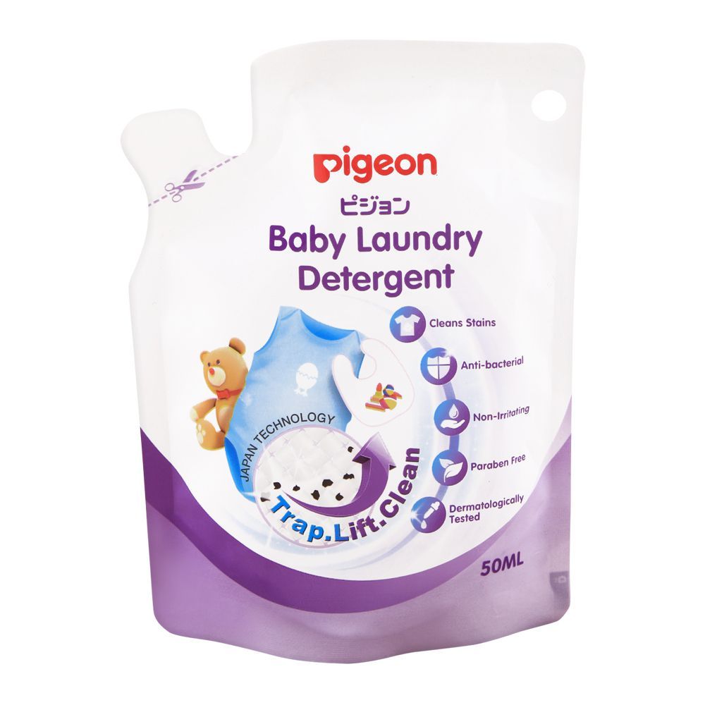 Pigeon Baby Laundry Detergent Pouch, 50ml, M78018