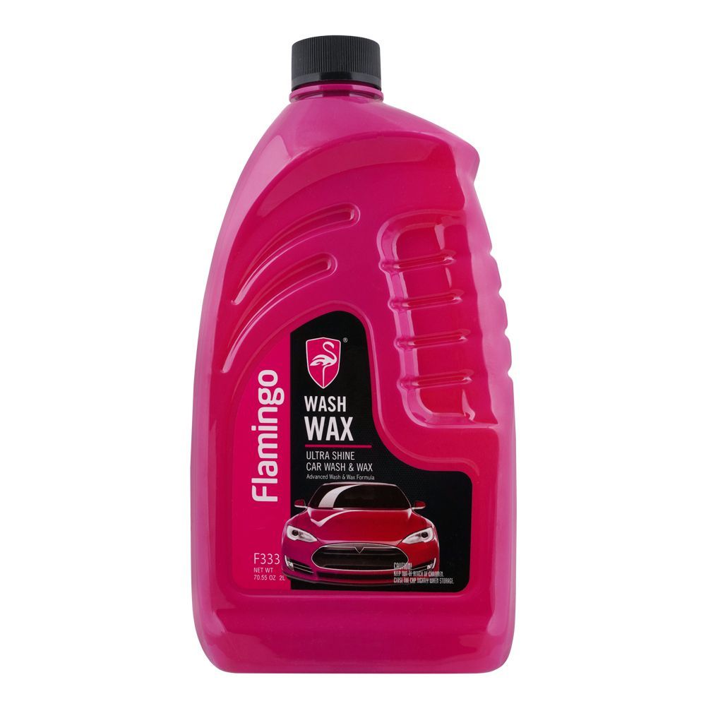 Flamingo Car Wash & Wax, Ultra Shine, 2 Liters