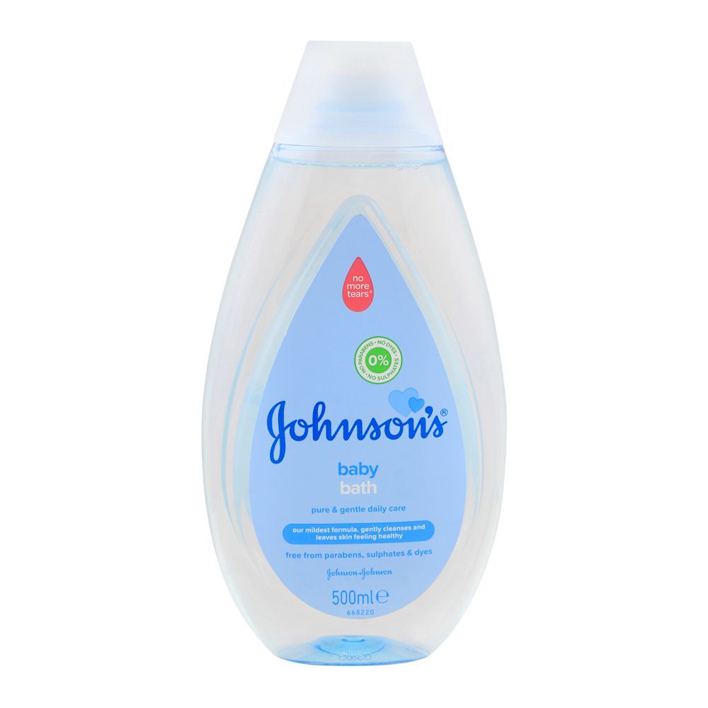 Johnson's Pure & Gentle Daily Care Baby Bath, Paraben & Sulfate Free, 500ml