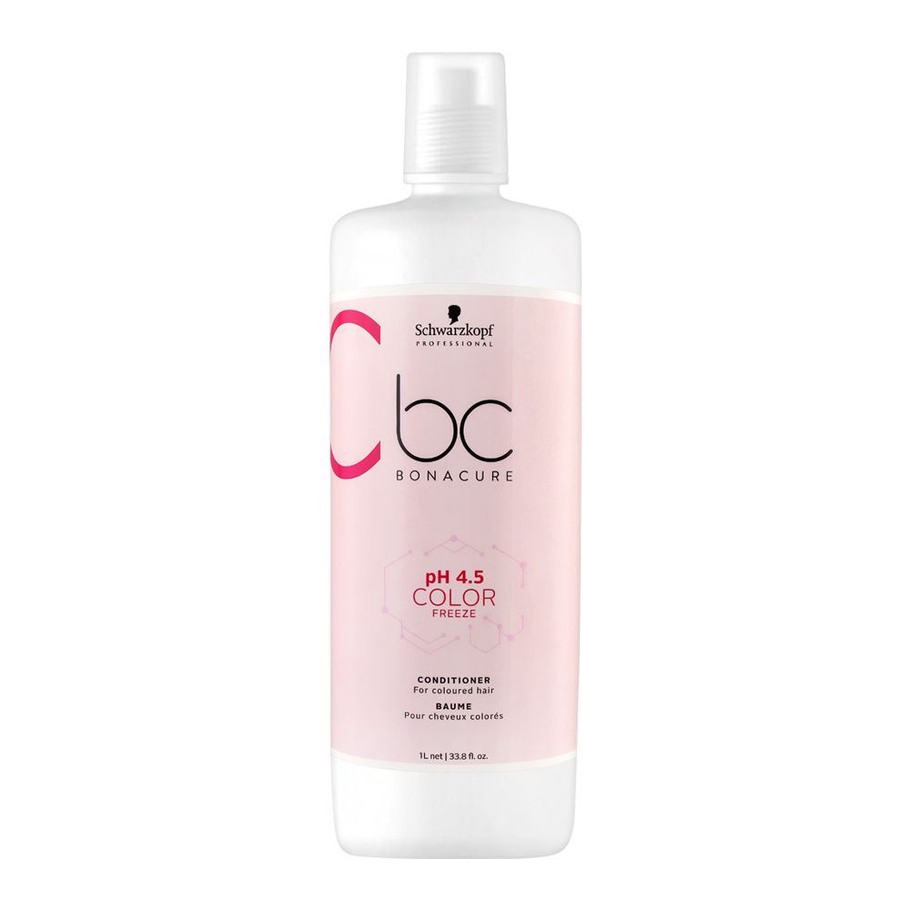 Schwarzkopf BC Bonacure Color Freeze Ph 4.5 Conditioner, For Colored Hair, 1 Liter