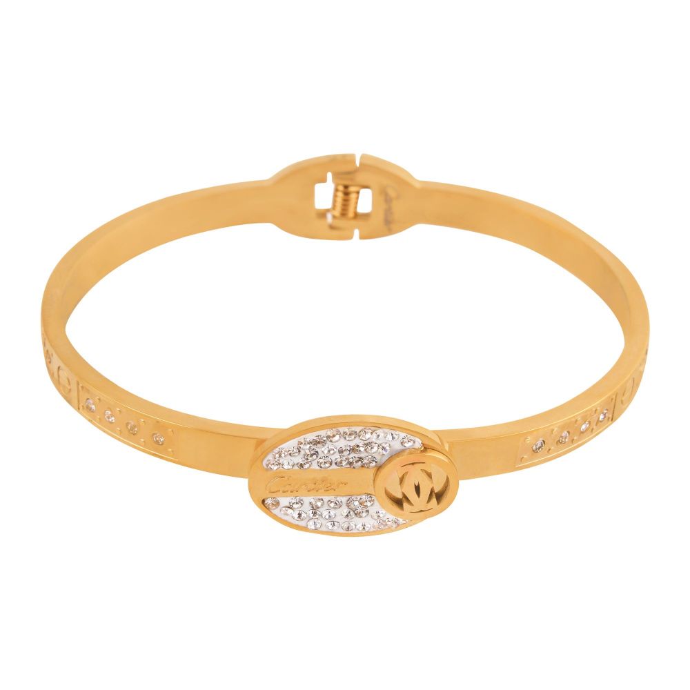 Cartier Style Girls Bracelet, Golden, NS-0170