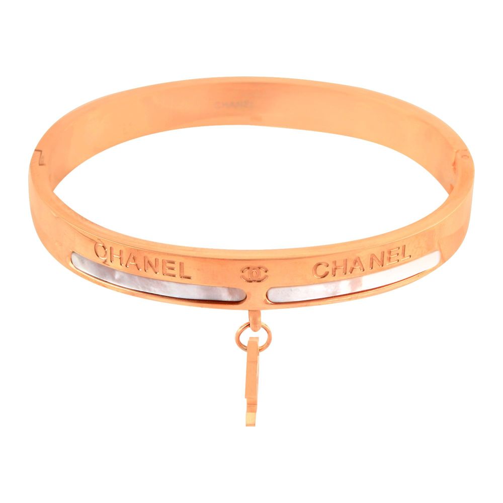 Channel Style Girls Bracelet, Rose Gold, NS-0172