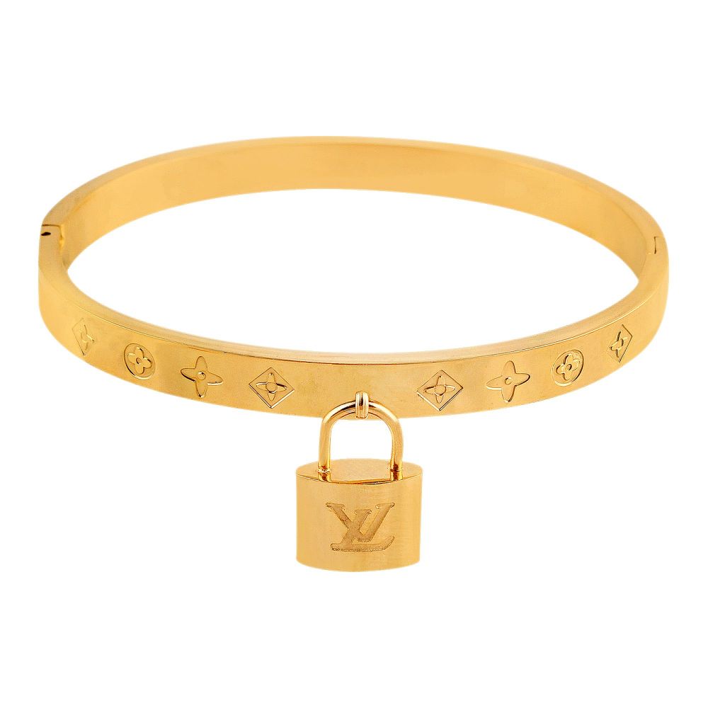 LV Style Girls Bracelet, Golden, NS-0183