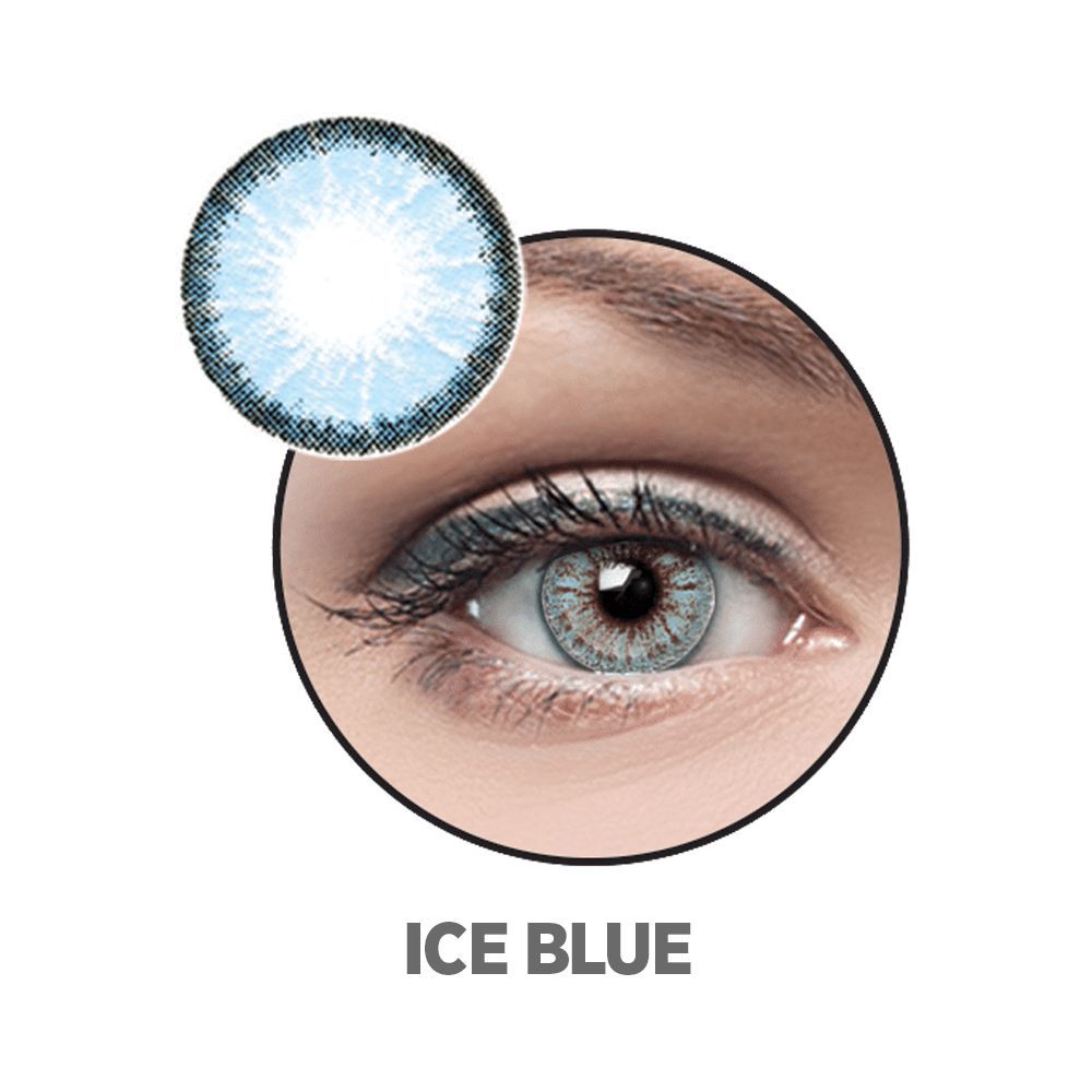 Optiano Soft Color Contact Lenses, Ice Blue