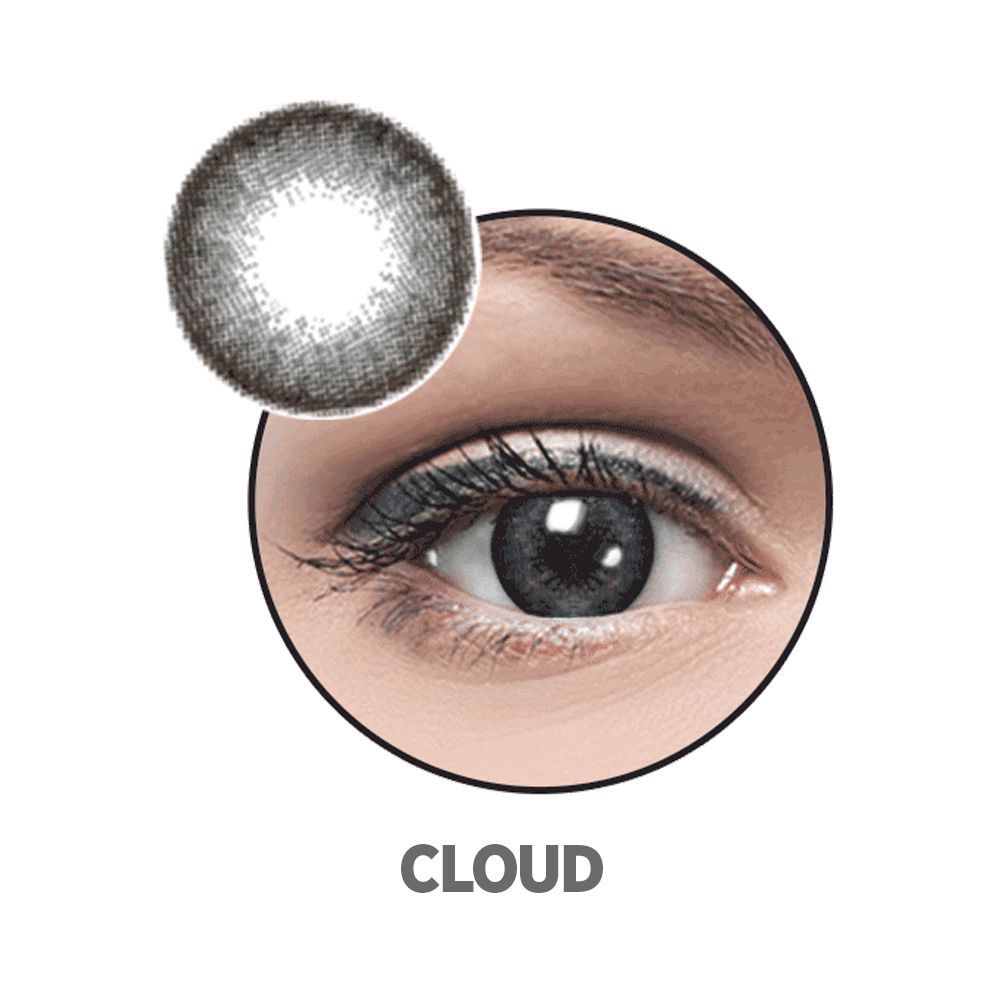 Optiano Soft Color Contact Lenses, Cloud