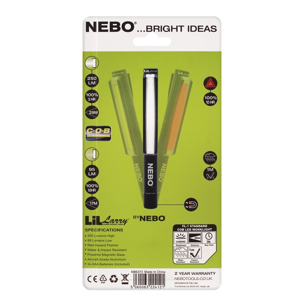 Order NEBO Lil Larry 250 Lumen Power Pocket LED Work Light, NB6373
