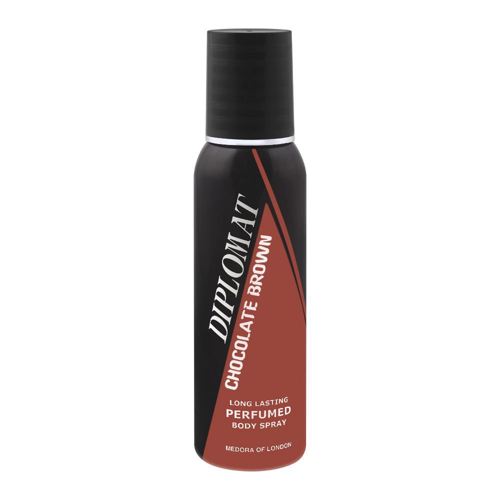 Diplomat Chocolate brown Perfumed Deodorant Body Spray, For Men, 120ml