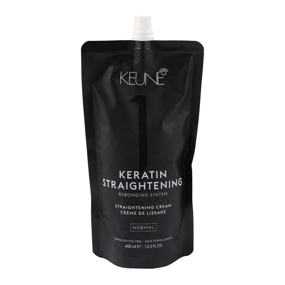 Keune Keratin Straightening Rebonding System, Straightening Cream, Normal 1, 400ml