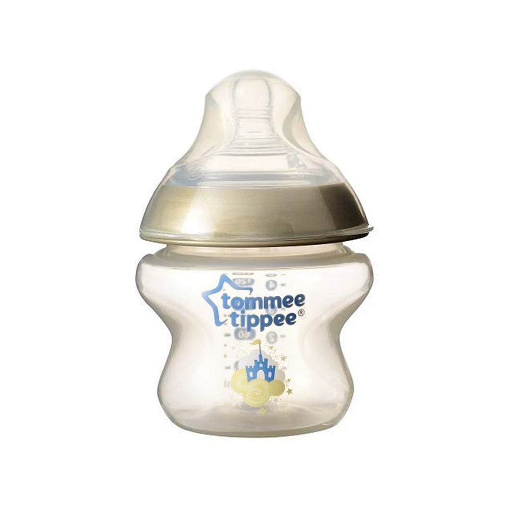 Tommee Tippee Closer To Nature Anti-Colic PP Baby Feeding Bottle, Castle, 0m+, 150ml/5oz, 422535/38
