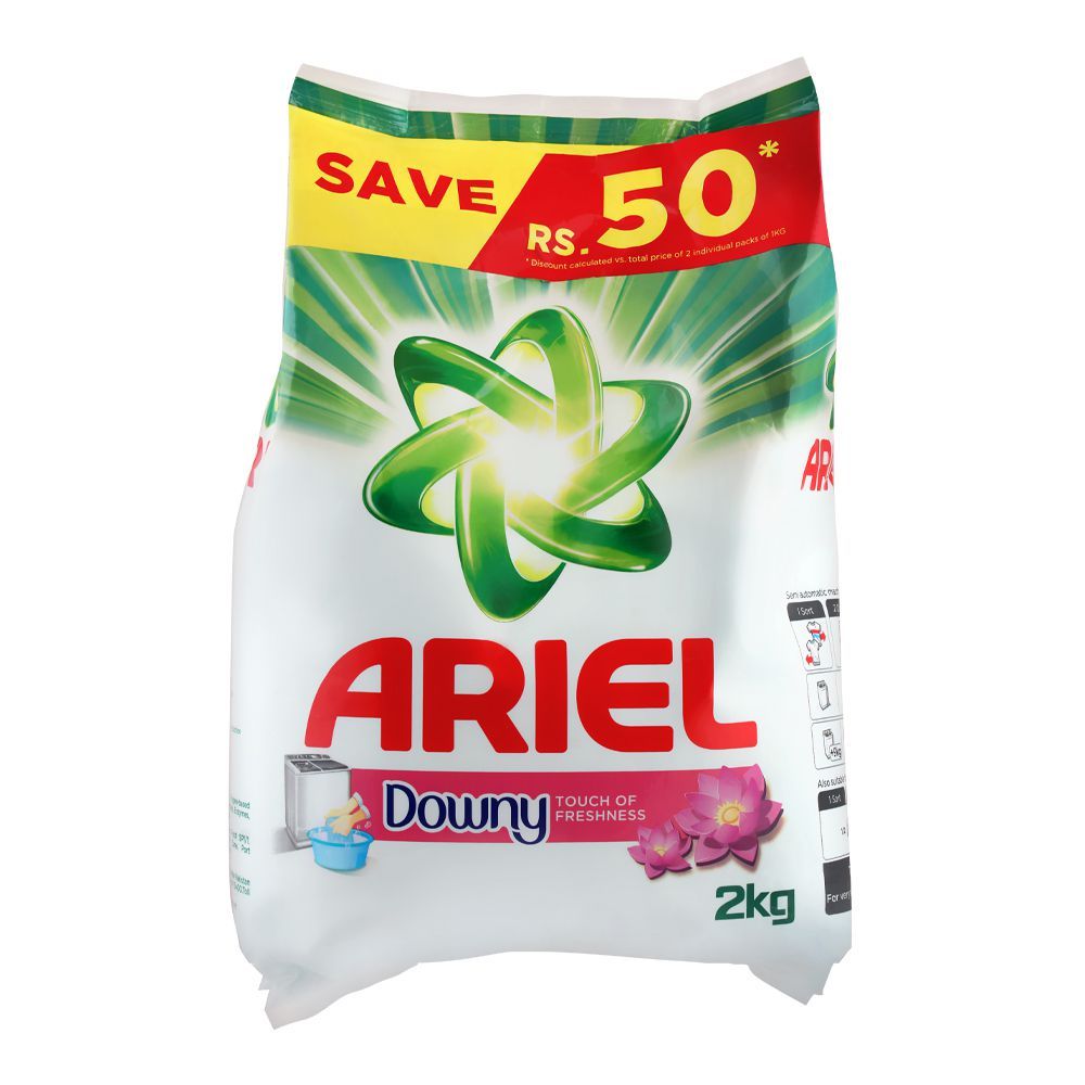 Ariel Touch Of Freshness Downy Washing Powder, 2 KG