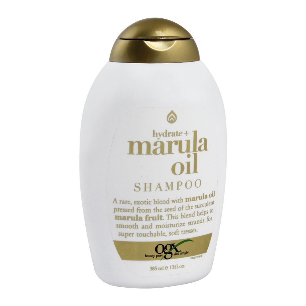 OGX Hydrate + Marula Oil Shampoo, Sulfate Free, 385ml
