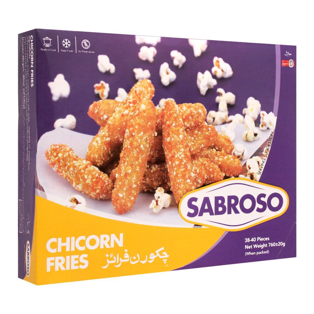 Sabroso Chicorn Fries, 38-40 Pieces, 760g