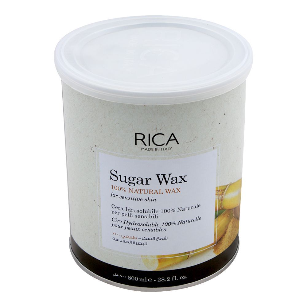 RICA 100% Natural Sugar Wax, For Sensitive Skin, 800ml