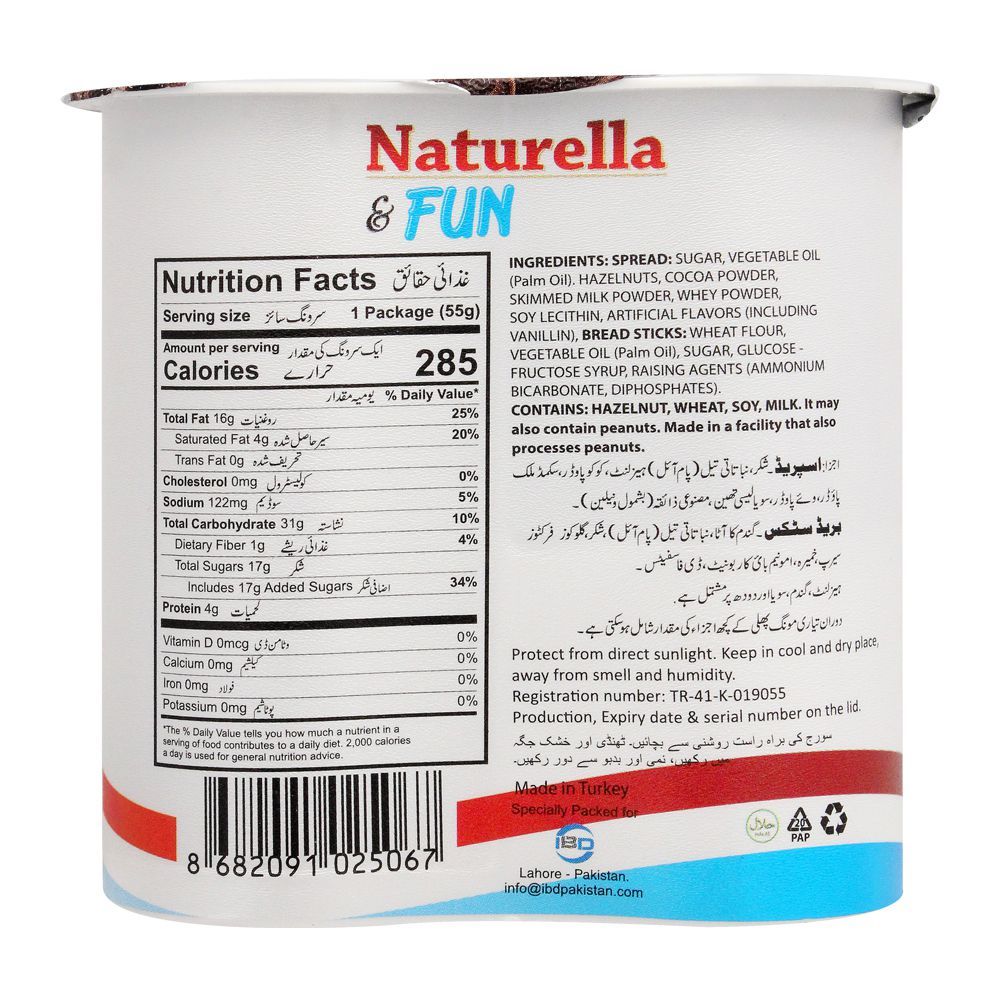 Order Naturella & Fun Hazelnut Cocoa Spread Snacks, 55g ...