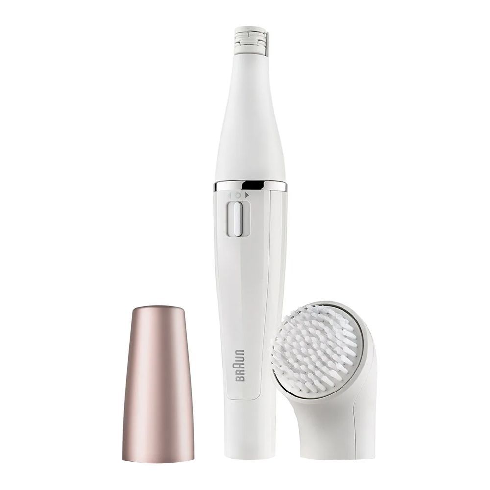 Braun Face Spa Facial Epilator + Cleanser, With 3 Beauty Brushes, 851